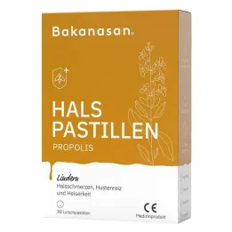 Bakanasan halspastiller propolis, 30 stk