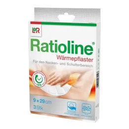 Ratioline varmelapper nakke/skulder 9x29 cm, 3 stk