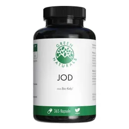 Green Naturals Jod fra økologisk tare 200 µg kapsler, 365 stk