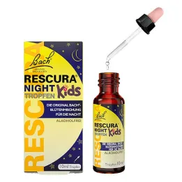 Bach Flowers Original Rescura Night Kids dråper alkoholfri, 10 ml