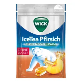 WICK Icetea ferskengodteri uten sukker, 72 g