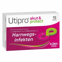 Utipro® akutt &amp; beskyttende kapsler, 15 stk