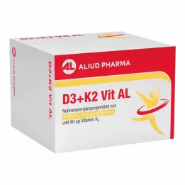 D3 + K2 Vit AL 4000 IE / 80 µg kapsler, 90 stk