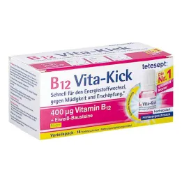 Tetesept B12 Vita-Kick 400 µg drikkeampuller (18 stykker)