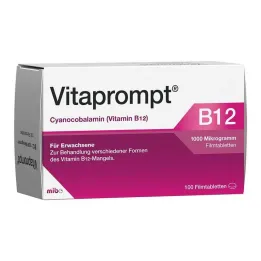 VITAprompt B12 1000 mikrogram filmdrasjerte tabletter, 100 stk