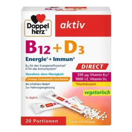Doppelherz B12 + D3 Direct Pellets, 20 stk