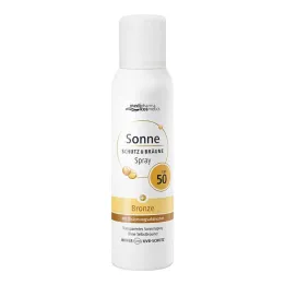 Solbeskyttelse &amp; brun aerosol spray bronse LSF 50, 150 ml