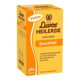 Luvos helbredende leire mikrofint diarépulver, 380 g