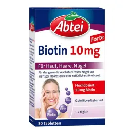 Abbey Biotin 10 mg tabletter, 30 stk