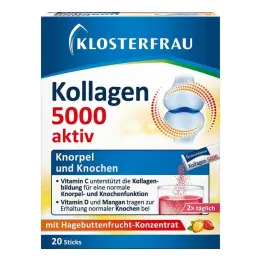 Klosterfrau Collagen 5000 aktive granulatstaver, 20 stk