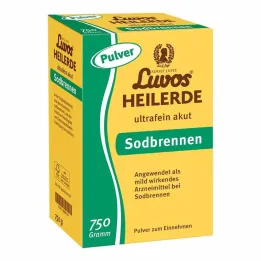 Luvos healing clay ultrafint akutt halsbrannpulver, 750 g