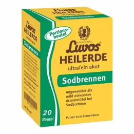 Luvos healing clay ultrafin akutt halsbrann pulverpose, 20x6,5 g