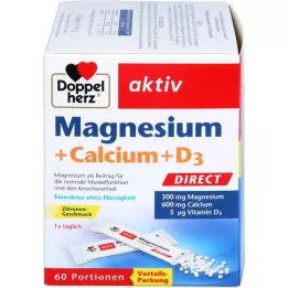 DOPPELHERZ Magnesium+Kalsium+D3 DIRECT Pellets, 60 stk