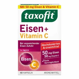 taxofit® jern + vitamin C kapsler, 40 stk