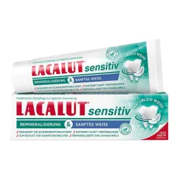 Lacalut sensitiv remineralisering &amp; myk hvit, 75 ml