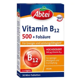 Abbey Vitamin B12 500 + folsyretabletter (30 stk)
