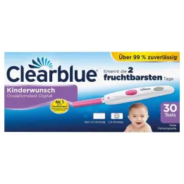 Clearblue Fertilitet Eggløsningstest Digital, 30 stk