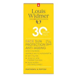 Widmer Sun Face Solbeskyttelse Anti-Age UV 30 uten P., 50 ml