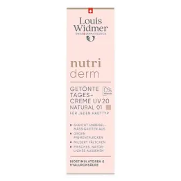 Widmer nutriderm tonet dagkrem UV 20 natu.01 uten P, 30 ml