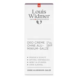 Widmer deodorantkrem uten aluminium, uparfymert, 40 ml