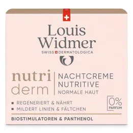 Widmer nutriderm nattkrem Nutritive uten P., 50 ml