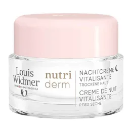 Widmer nutriderm Vitalisante nattkrem uten parfyme, 50 ml