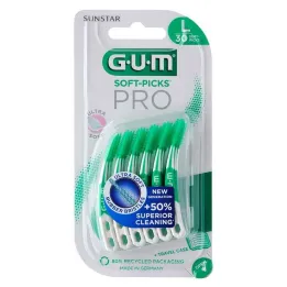GUM Soft Picks Pro stor, 30 stk