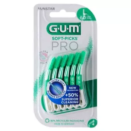 GUM Soft Picks Pro stor, 60 stk