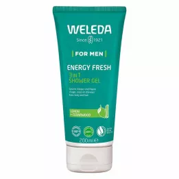 WELEDA for menn Energy Fresh 3in1 dusjgelé, 200 ml