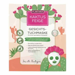 Plantana Prickly Pear Facial Sheet Mask med Aloe Vera, 1 stk