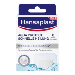 Hansaplast Aqua Protect plaster, rask tilheling, 8 stk