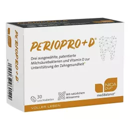 NICAPUR mediBalance PerioPro+D pastiller 30 stk pastiller, 30 stk