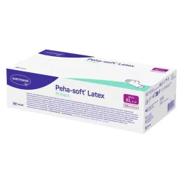 Peha-Soft Latex protect engangsundersøkelseshansker usterile pf XL, 100 stk