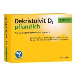 Dekristolvit D3 2000 IE vegetabilske kapsler, 60 stk