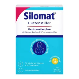 Silomat hostedempende DMP sitronpastiller, 20 stk