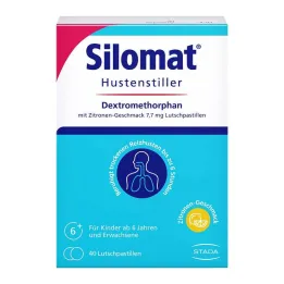 Silomat hostestillende DMP sitronpastiller, 40 stk