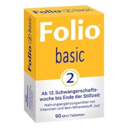Folio 2 basis filmdrasjerte tabletter, 90 stk