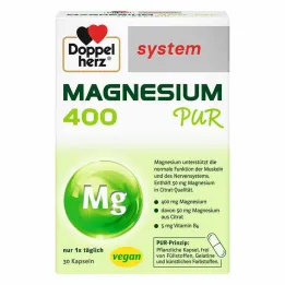 Doppelherz Magnesium 400 Pur systemkapsler, 30 stk