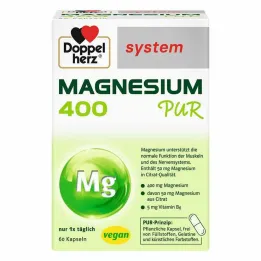 Doppelherz Magnesium 400 Pur systemkapsler, 60 stk