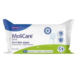 Molicare Skin 3in1 våtservietter, 30 stk