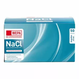 WEPA Inhalasjonsløsning NaCl 0,9 %, 50X5 ml