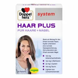 Doppelherz Hair Plus systemkapsler, 30 stk