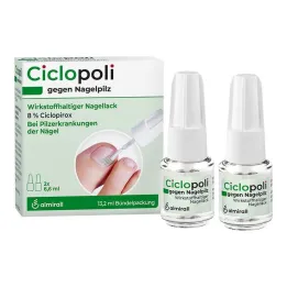 Ciclopoli mot neglesopp, 2X6,6 ml