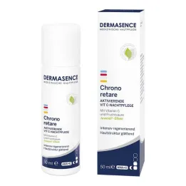 Dermasence Chrono retare aktiverende vitamin C nattpleie, 50 ml