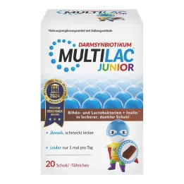 Multilac Synbiotic Junior tabletter, 20 stk