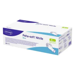 Peha-Soft nitrilblå undersøkelseshansker usterile pf M, 150 stk