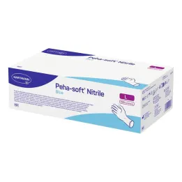 Peha-Soft nitrilblå undersøkelseshansker usterile pf L, 150 stk