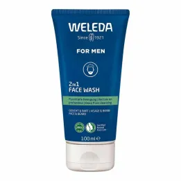 Weleda For Men 2-i-1 ansiktsvask, 100 ml