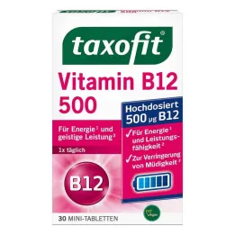 Taxofit Vitamin B12 500 minitabletter, 30 stk