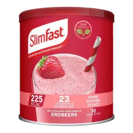 Slim Fast pulver jordbær, 365 g